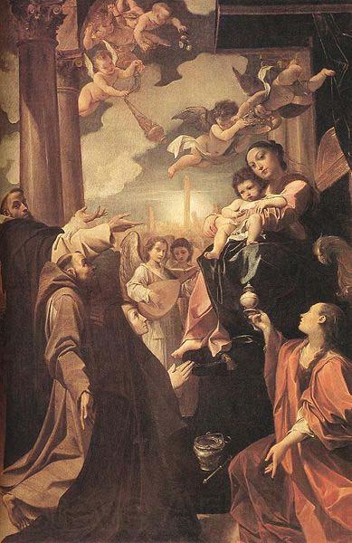 Ludovico Carracci Bargellini Madonna Spain oil painting art